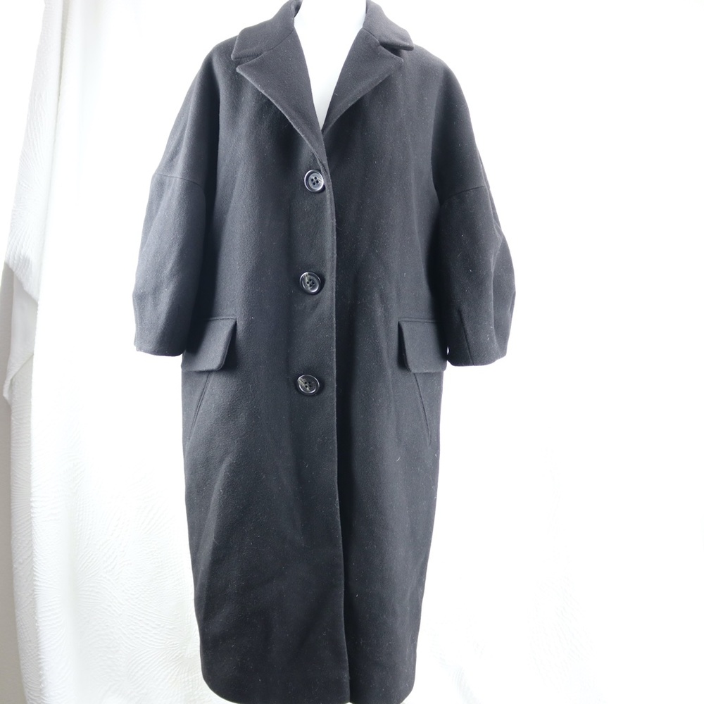 BCBG MAXAZRIA long wool coat sz large